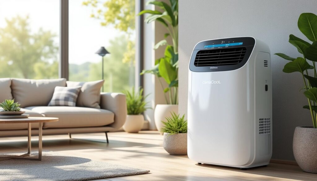 découvrez climacool ultra, le climatiseur portatif idéal pour profiter d'un été frais et agréable. compact et efficace, il vous garantit un confort optimal, où que vous soyez. ne laissez pas la chaleur vous envahir, faites le choix de la fraîcheur avec climacool ultra !