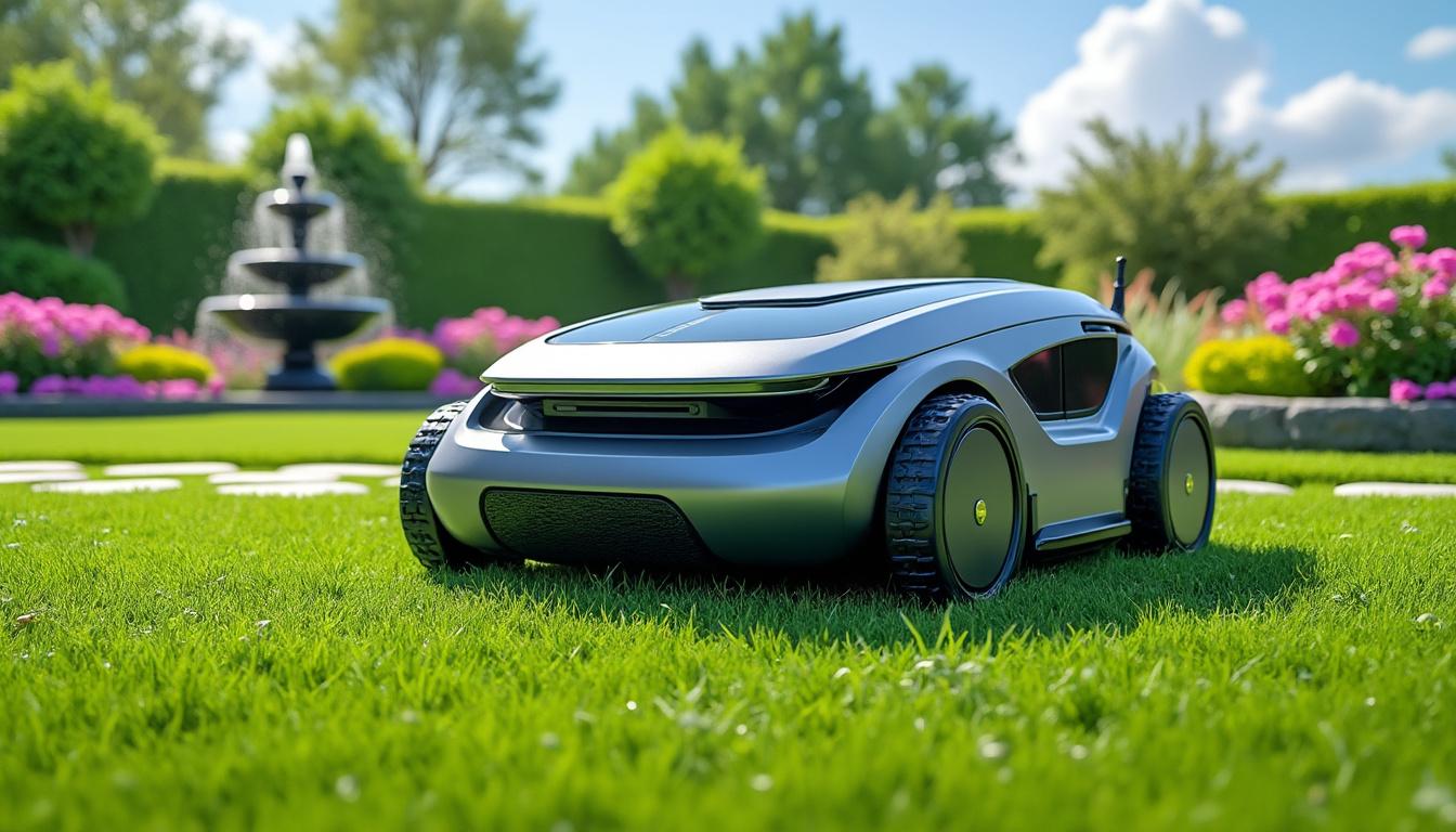 découvrez lawnbot mower, la tondeuse robotisée innovante qui facilite l'entretien de votre jardin en tondant votre pelouse en toute autonomie. profitez d'un jardin impeccable sans effort et gagnez du temps pour vos loisirs.