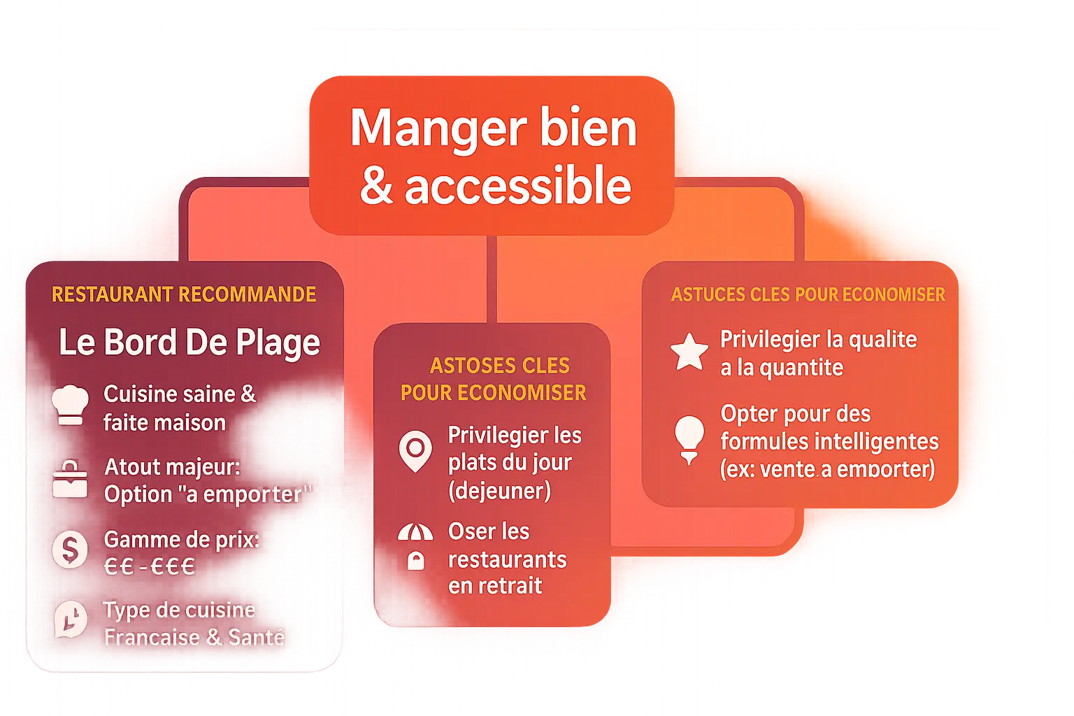 Plats à emporter de Le Bord De Plage