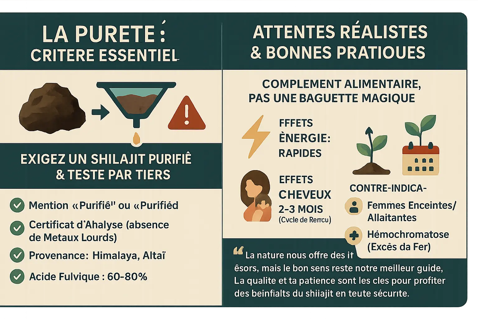 Shilajit purifié