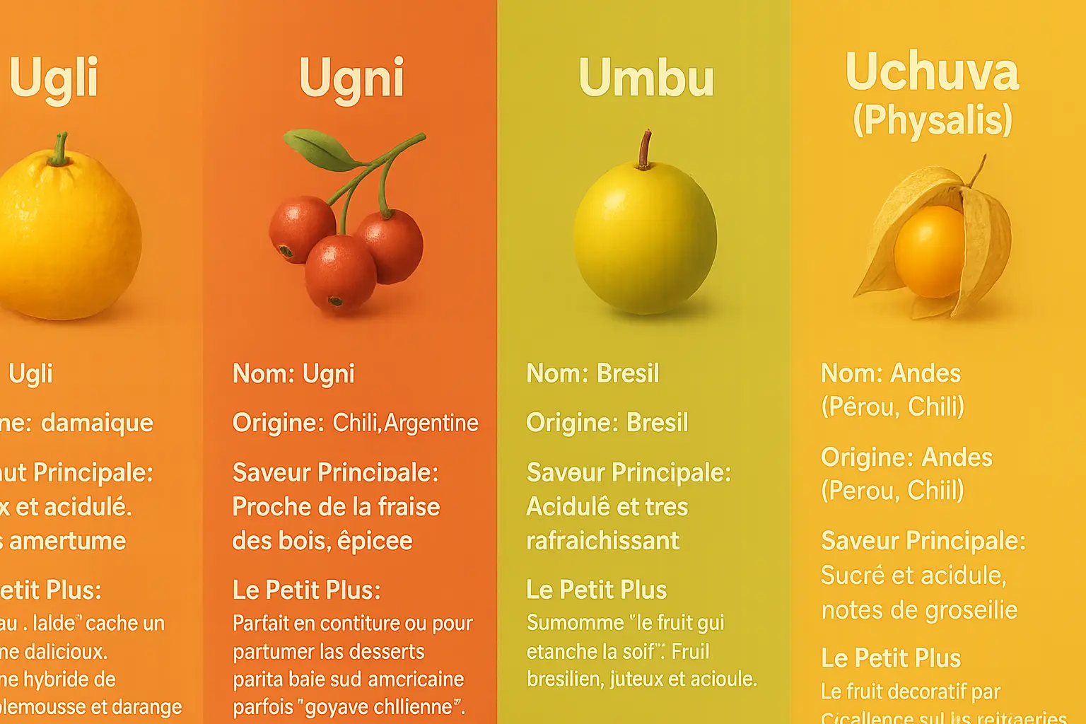 Découvrez l'Ugli, fruit en U surprenant et gourmand 4 Fruits en forme de U