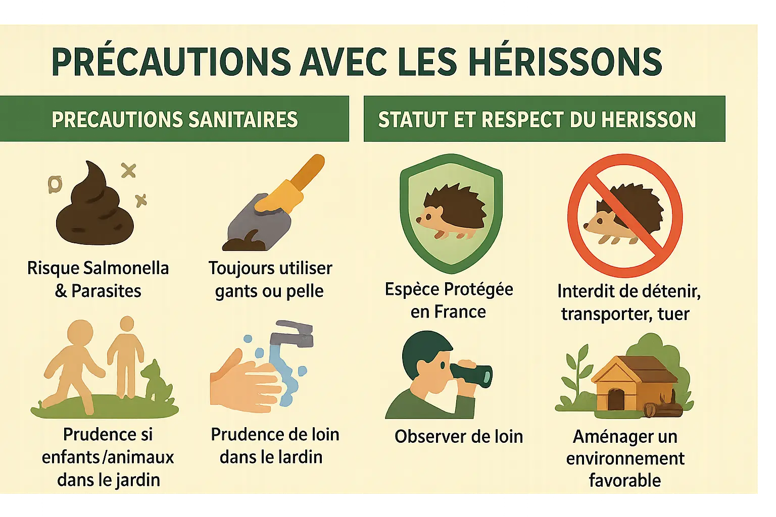 Exemple de crotte de hérisson sur fond de terre