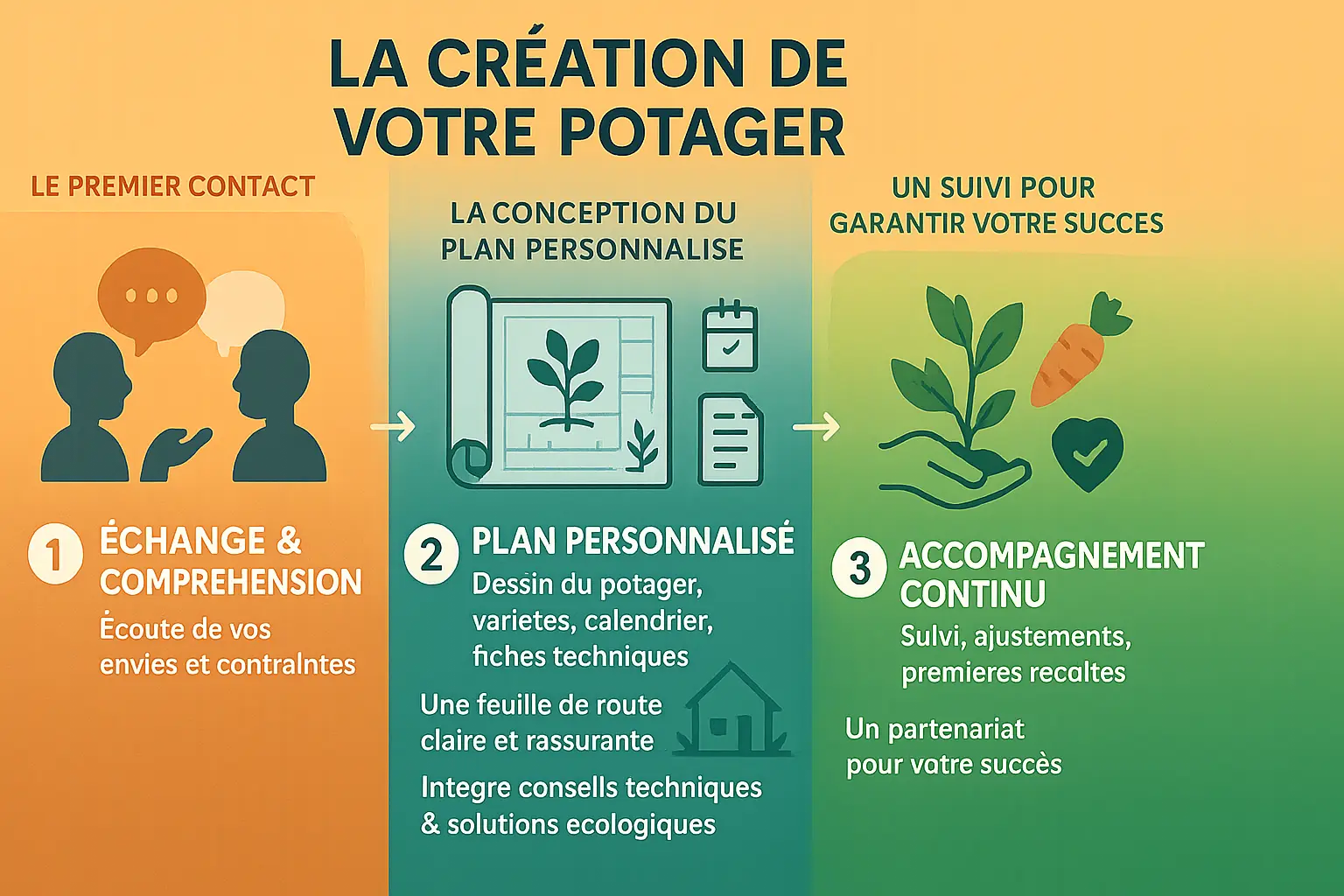Plan personnalisé de potager biologique