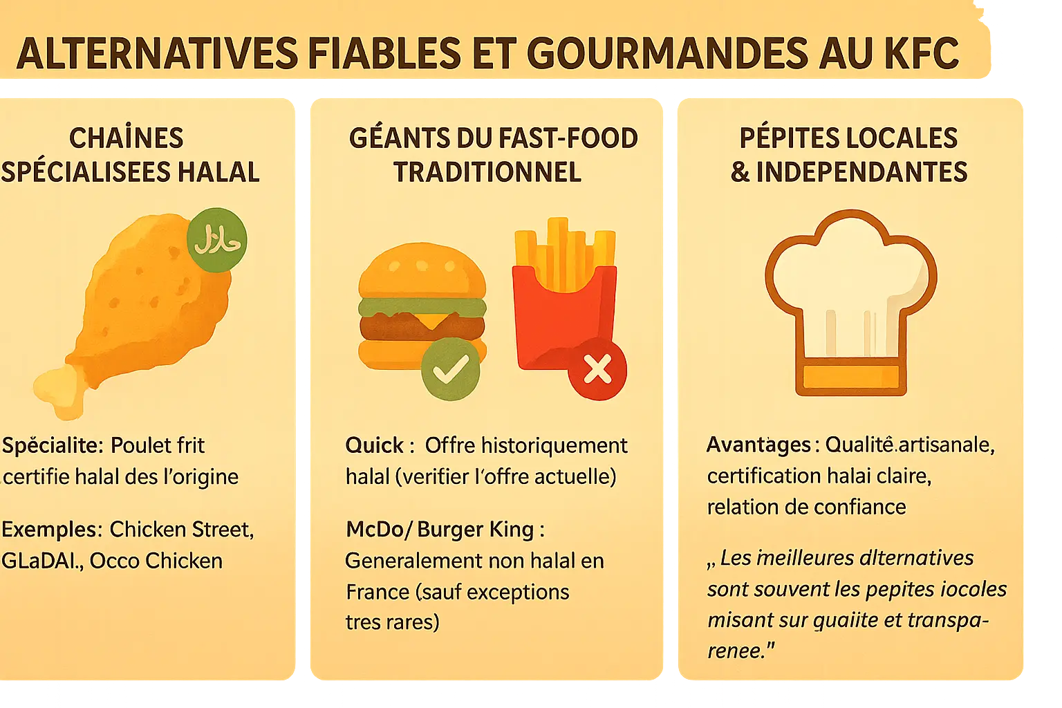 Poulet frit halal en croquettes dorées
