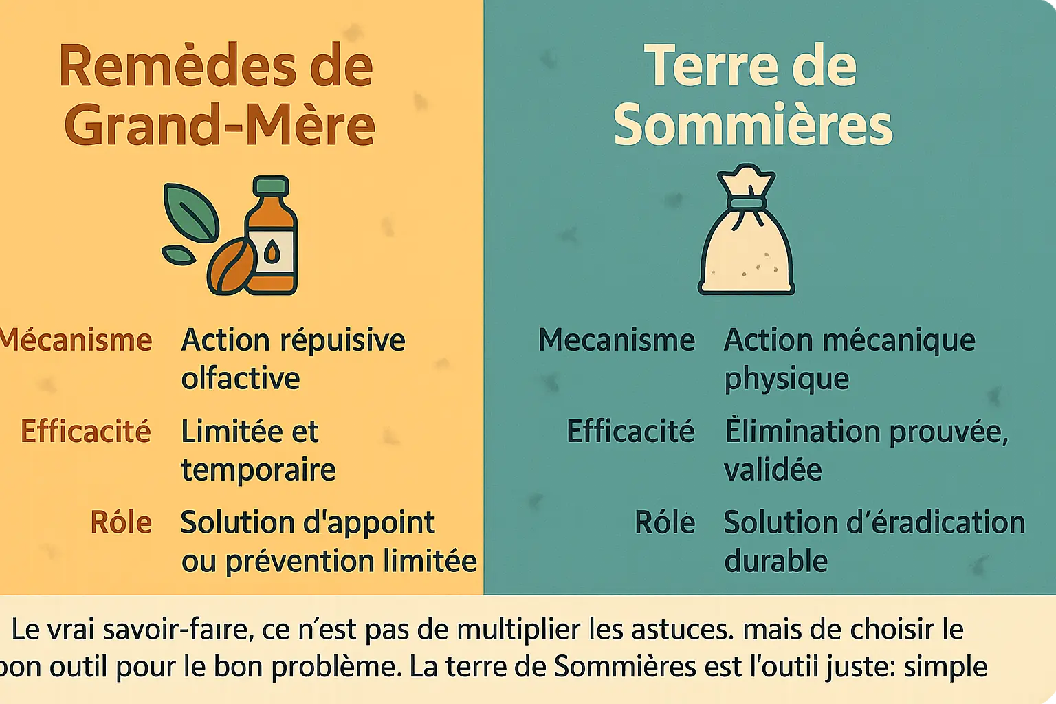 Terre de Sommières et punaises de lit