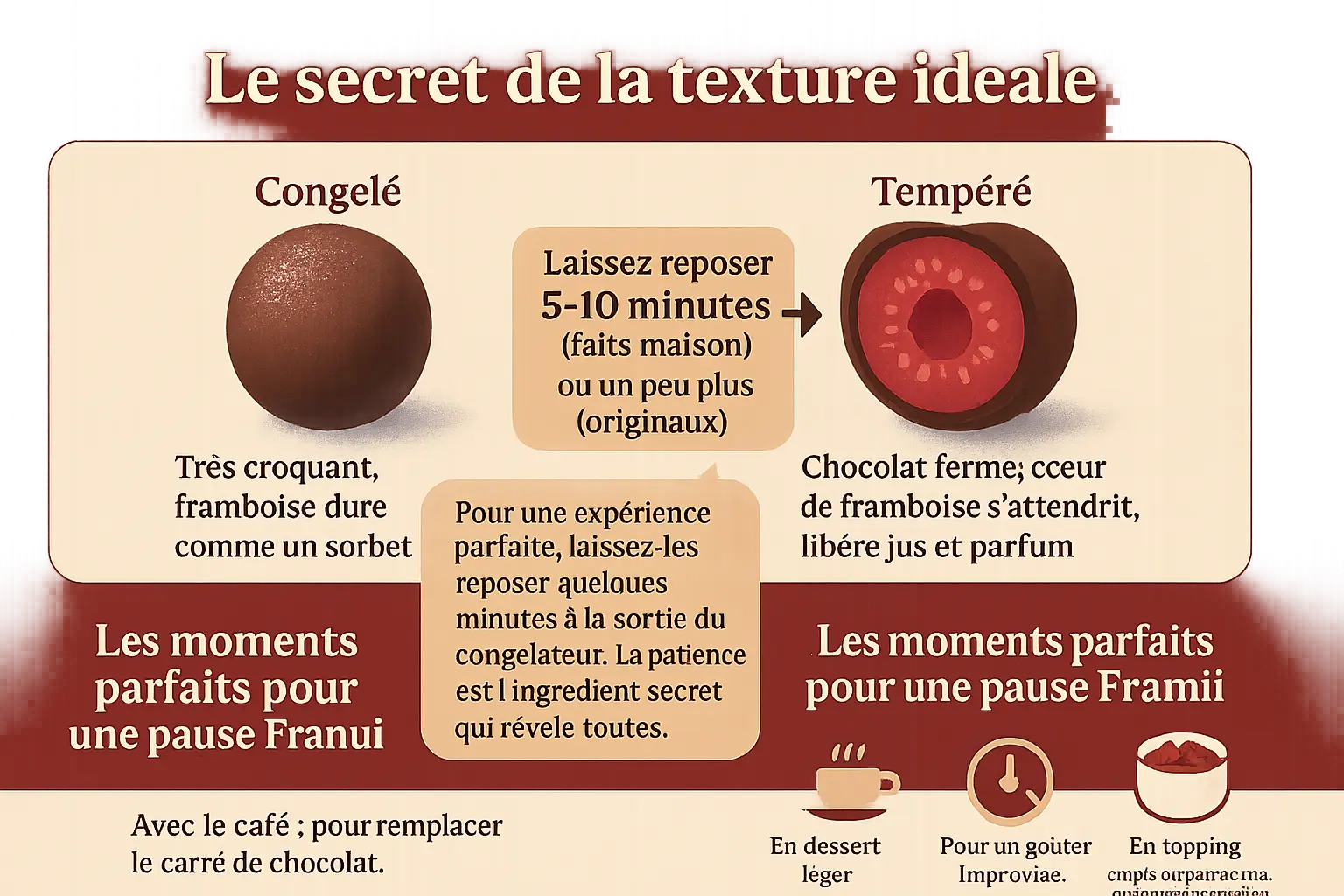 Franui - Framboises enrobées de chocolat