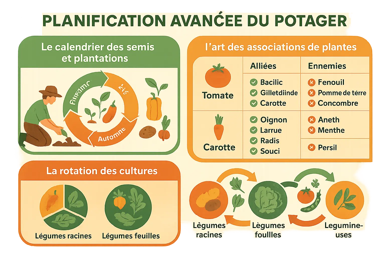 Plan de potager biologique