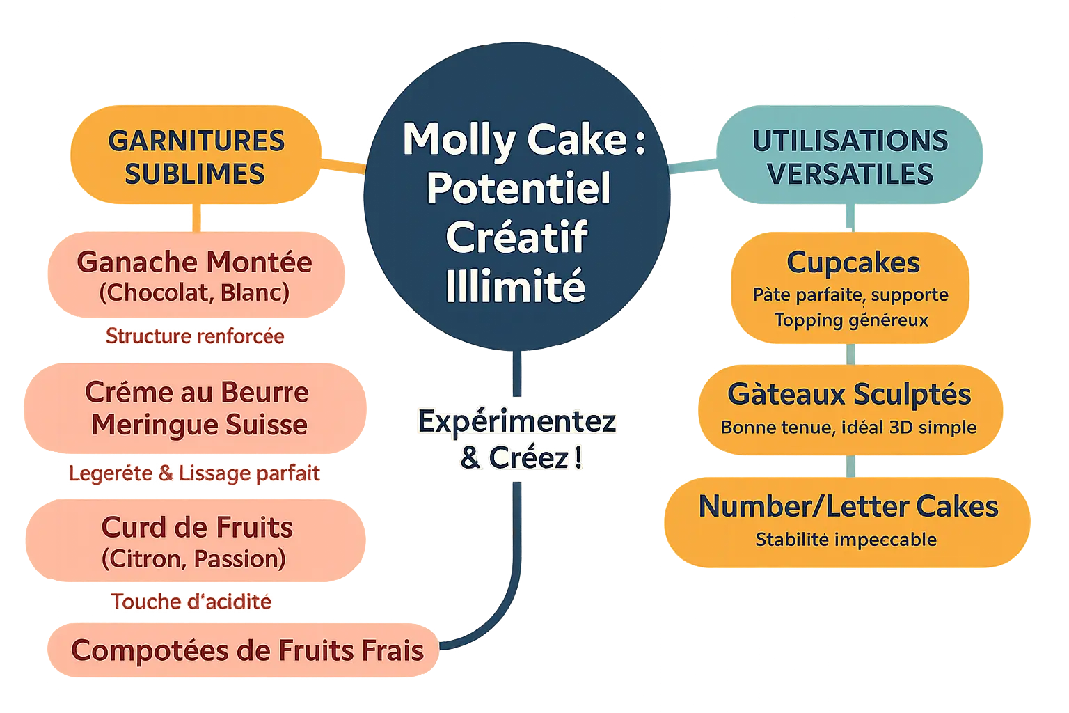 Molly cake : gâteau stable & léger pour cake design 7 Illustration du molly cake