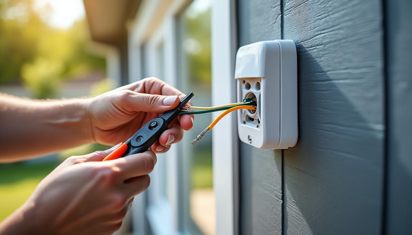 découvrez notre guide complet pour brancher un détecteur de mouvement sur une lampe extérieure, étape par étape, et sécurisez efficacement votre maison avec facilité.