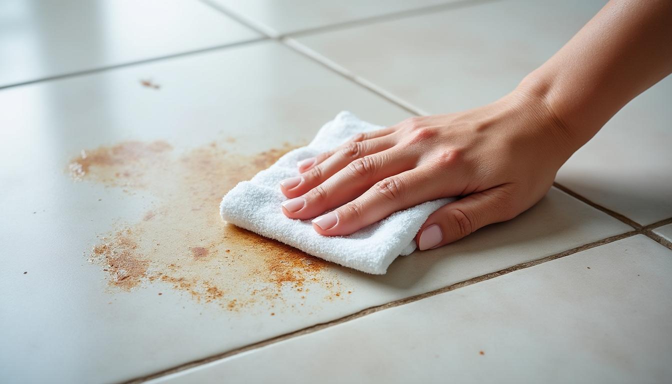 découvrez des méthodes efficaces et faciles pour enlever une tache de rouille sur du carrelage. suivez nos conseils pour retrouver un sol propre et sans traces.