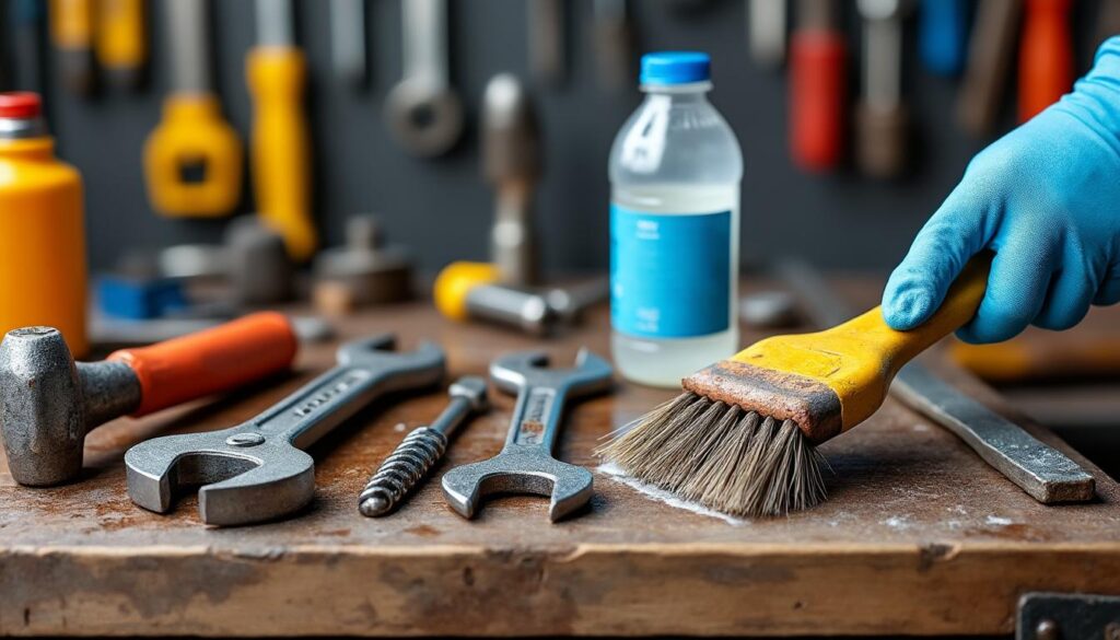 découvrez des méthodes simples et efficaces pour enlever la rouille de vos outils et leur redonner une seconde vie rapidement.