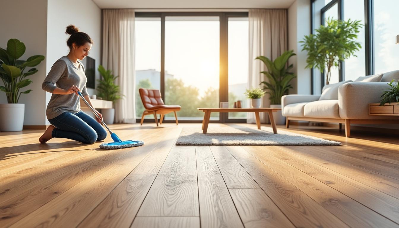 découvrez nos conseils pratiques pour nettoyer un parquet flottant efficacement tout en préservant son éclat et sa durabilité. astuces et méthodes douces pour un entretien sans risque d'abîmer votre sol.