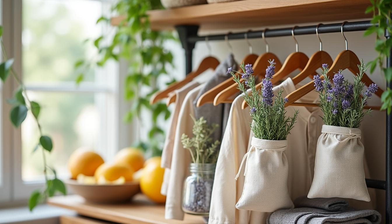 découvrez des astuces simples et naturelles pour parfumé délicatement votre linge dans les armoires en utilisant des solutions écologiques et efficaces.