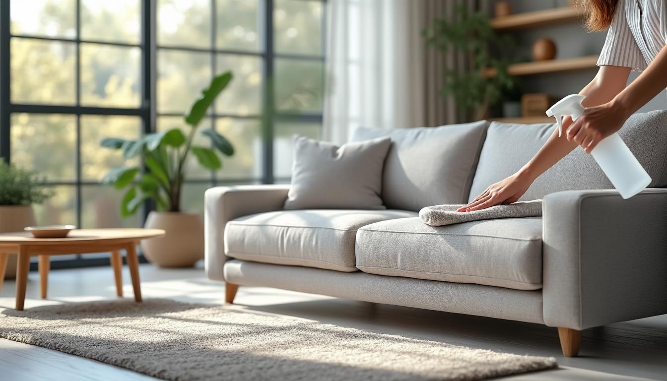 découvrez nos astuces pratiques pour nettoyer efficacement un canapé en microfibre et préserver sa beauté. apprenez les méthodes simples et efficaces pour éliminer taches et saletés.