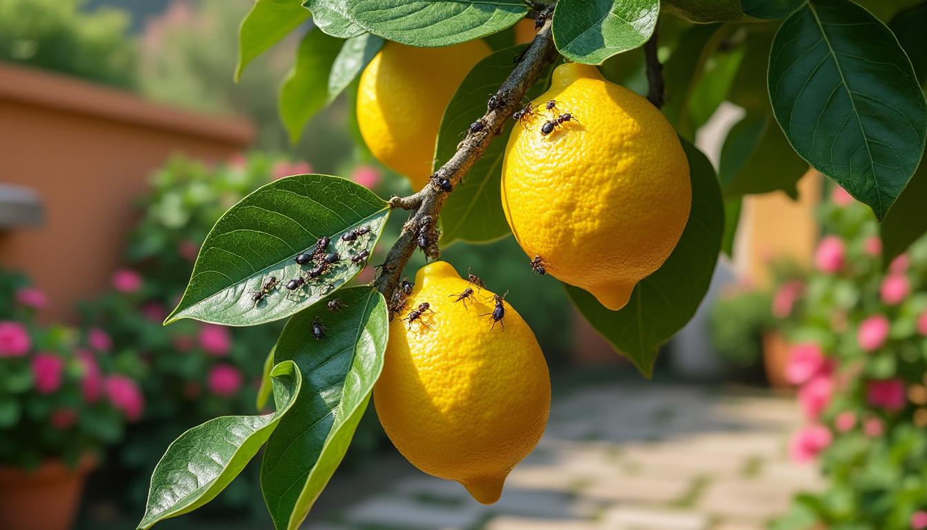 Pourquoi des fourmis envahissent-elles mon citronnier et comment les éloigner ? 4 découvrez pourquoi des fourmis envahissent votre citronnier et apprenez des méthodes efficaces pour les éloigner tout en protégeant votre arbre.