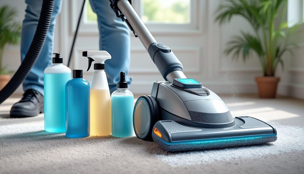 découvrez quels produits utiliser dans une shampouineuse pour un nettoyage efficace et obtenir des résultats impeccables sur vos tapis et moquettes.