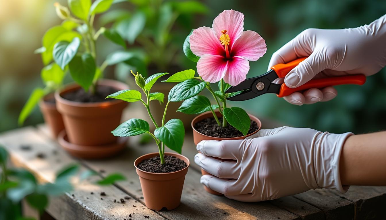 RĂ©ussir le bouturage de lâhibiscus : les Ă©tapes clĂ©s pour multiplier vos plants facilement 4 dĂ©couvrez les Ă©tapes clĂ©s pour rĂ©ussir le bouturage de lâhibiscus et multiplier facilement vos plants. guide pratique pour des boutures efficaces et saines.