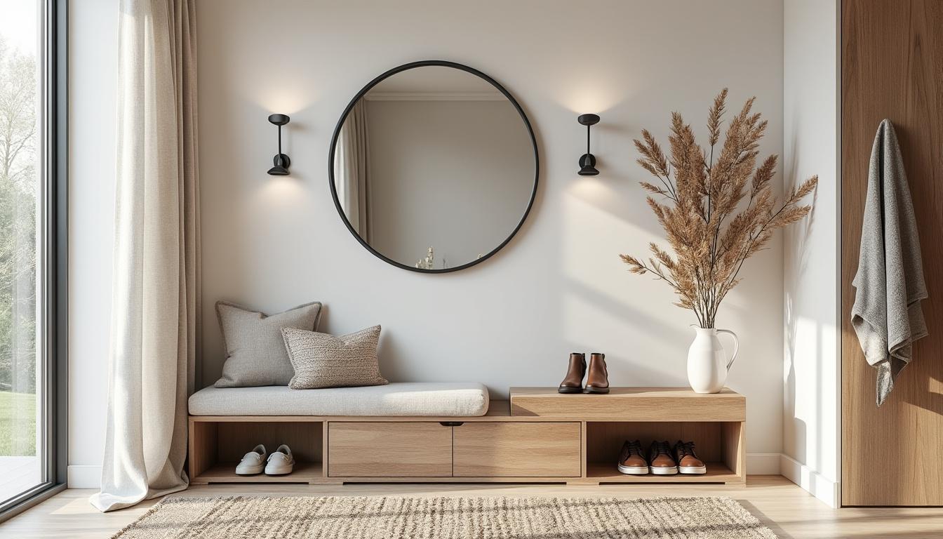 découvrez comment aménager votre entrée avec des solutions de rangement pratiques et une décoration élégante pour un espace accueillant et ordonné.