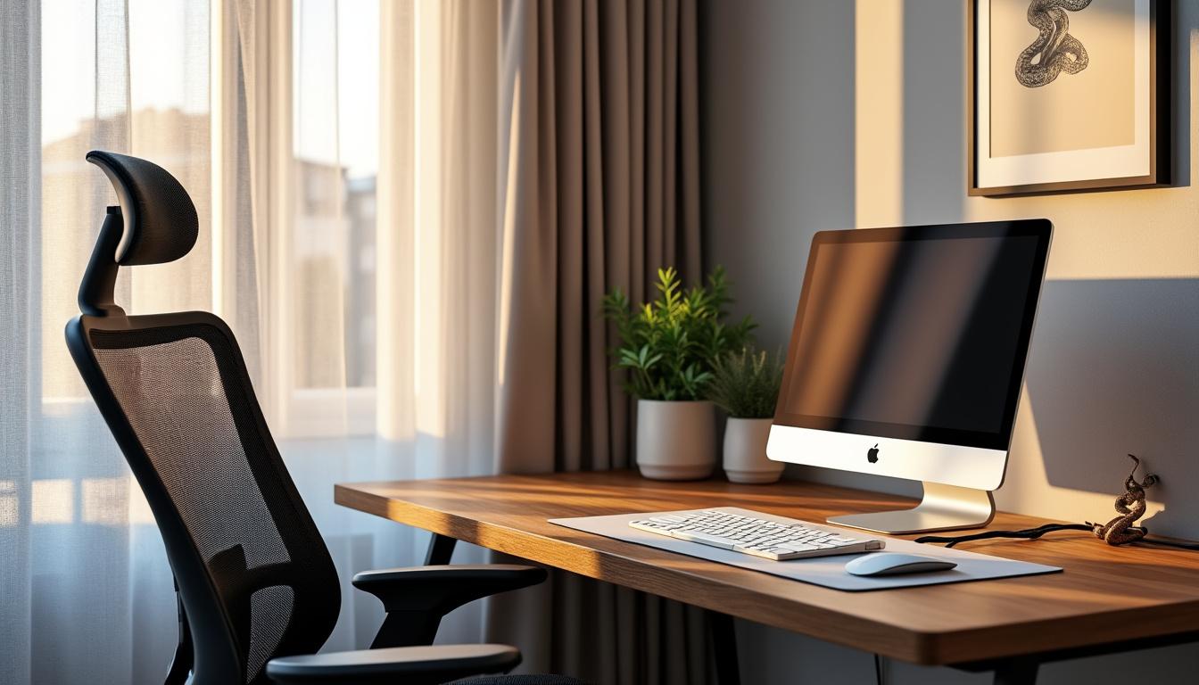 découvrez notre bureau maison ergonomique conçu pour optimiser votre productivité tout en préservant votre santé. confort et performance garantis pour travailler efficacement chez vous.