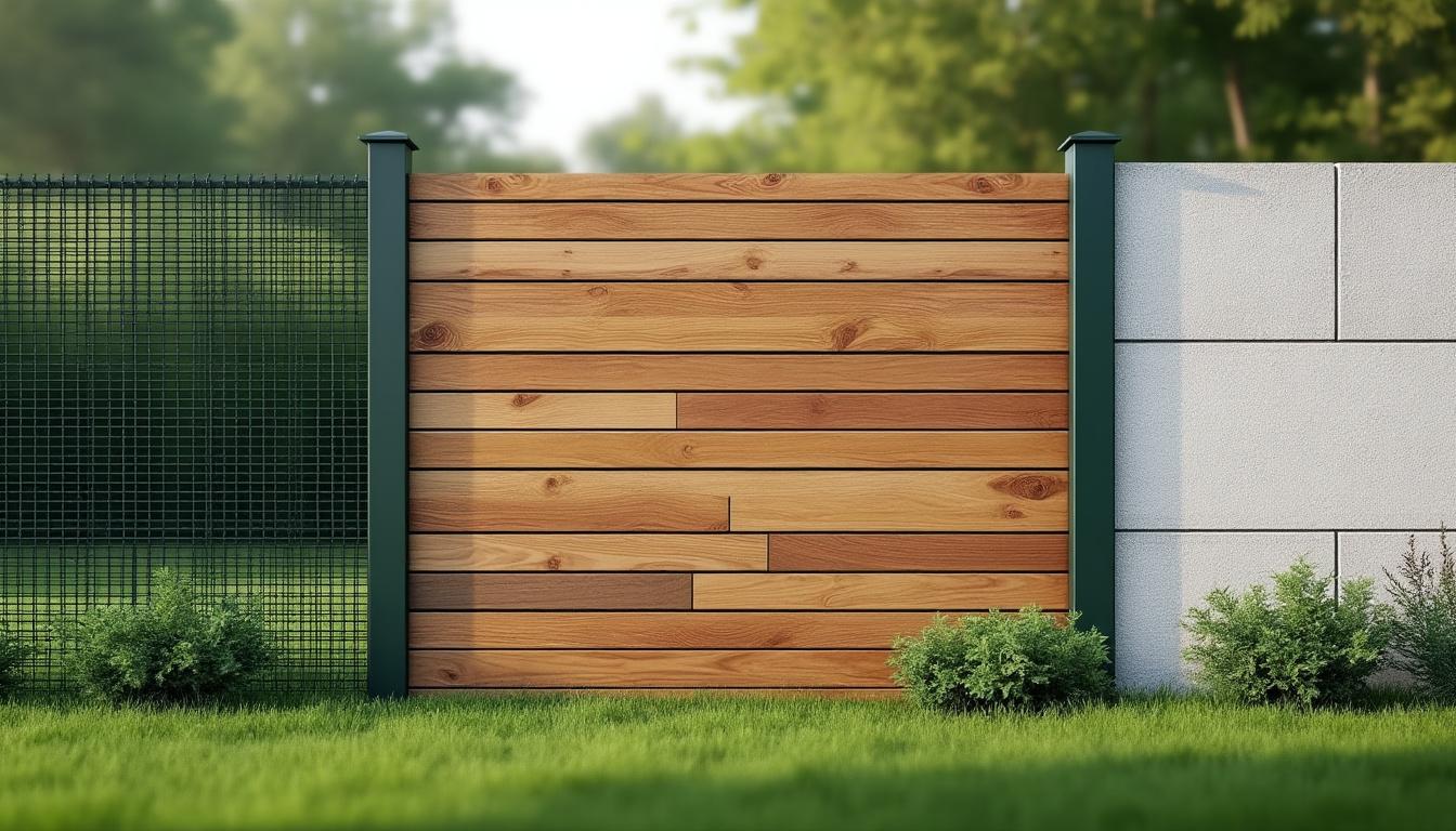 ClÎture Jardin : Grillage, Bois ou Béton ? 4 découvrez comment choisir la clÎture idéale pour votre jardin : grillage, bois ou béton, avantages et conseils pour un choix adapté à vos besoins.