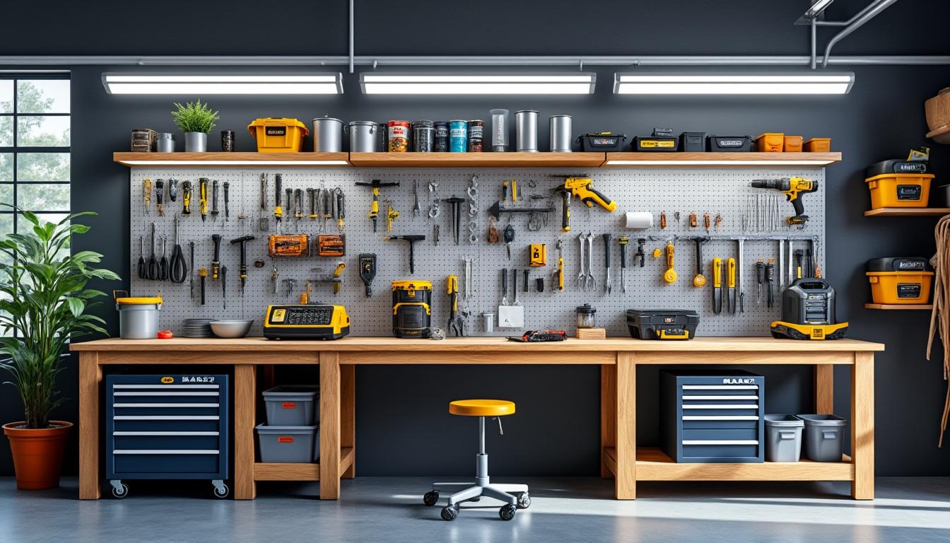 découvrez comment aménager votre garage en un atelier fonctionnel avec les outils essentiels pour tous vos projets de bricolage et de création.