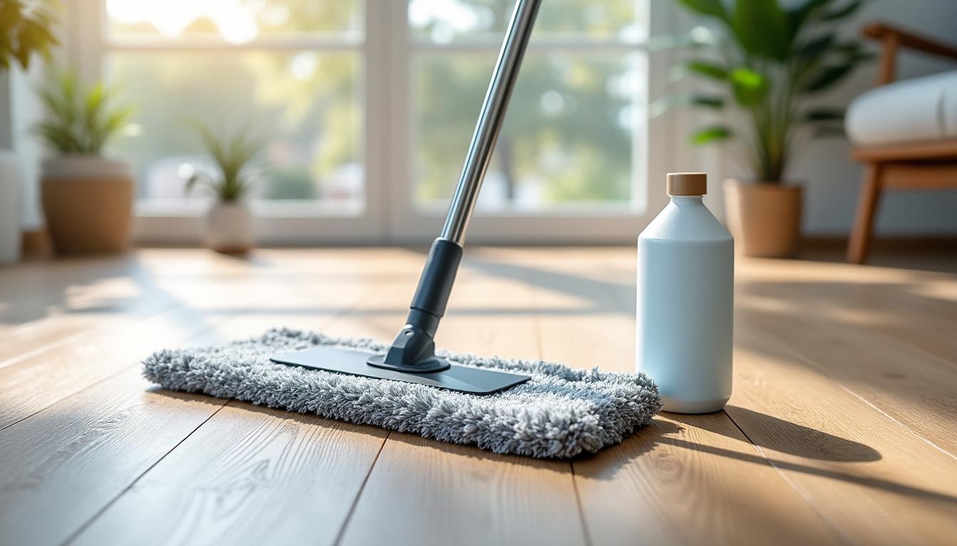 Entretenir un Parquet Stratifié : Astuces + Produits 4 découvrez nos conseils pratiques pour entretenir votre parquet stratifié, avec des astuces efficaces et les meilleurs produits pour préserver sa beauté et sa durabilité.