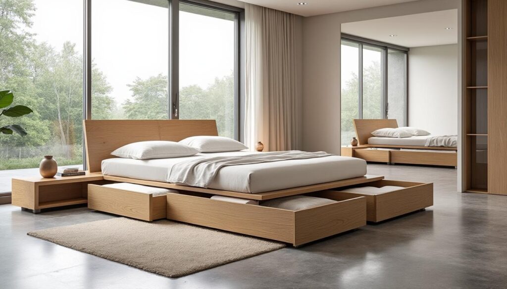 découvrez comment un lit avec rangement peut optimiser l'espace de votre chambre et vous aider à mieux organiser votre intérieur.