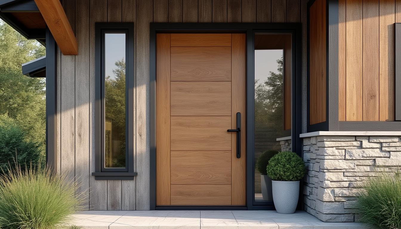 découvrez notre porte d'entrée isolante qui réduit vos déperditions énergétiques jusqu'à 20%, alliant confort thermique et économies d'énergie pour votre maison.