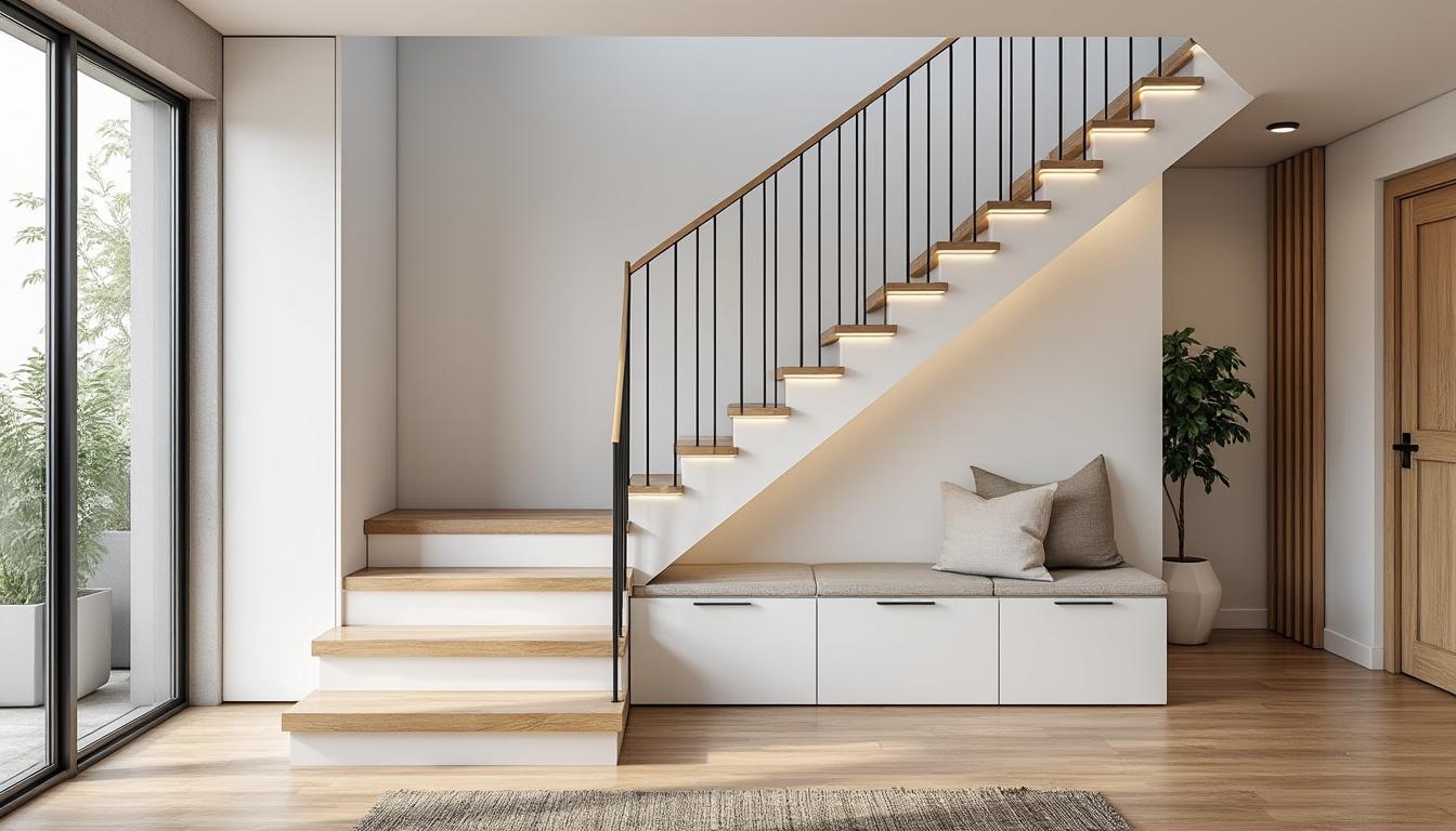 découvrez comment maximiser l'espace avec des solutions de rangement sous escalier pratiques et esthétiques, adaptées à tous les intérieurs.