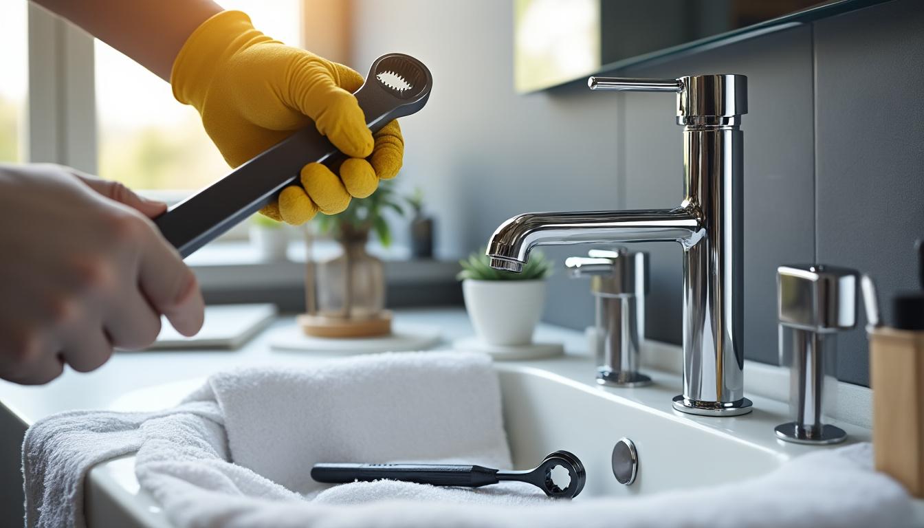 découvrez comment réparer une fuite de robinet en seulement 5 minutes grâce à notre tutoriel simple et rapide, et réalisez des économies grâce à nos astuces efficaces.