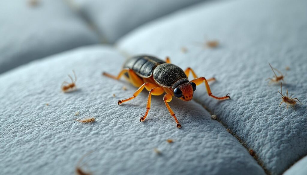 découvrez comment identifier une infestation de larves d'anthrène dans vos matelas et apprenez les méthodes efficaces pour les éliminer durablement et protéger votre literie.