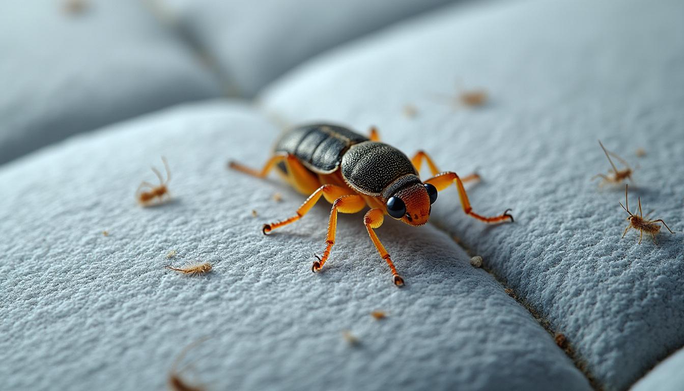 Larve d'anthrène matelas : comment identifier et éliminer l'infestation durablement 8 découvrez comment identifier une infestation de larves d'anthrène dans vos matelas et apprenez les méthodes efficaces pour les éliminer durablement et protéger votre literie.