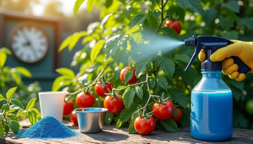 découvrez comment utiliser la bouillie bordelaise sur vos plants de tomates : dosage recommandé, moment idéal d'application et méthodes efficaces pour protéger vos cultures contre les maladies.