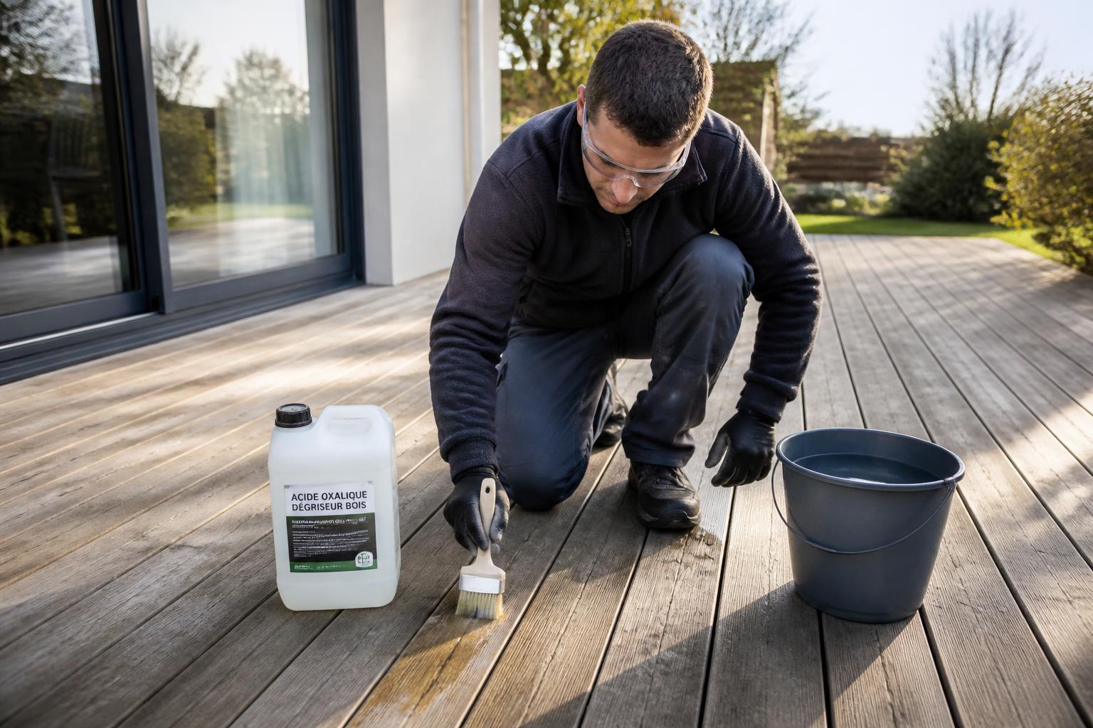 découvrez comment utiliser l'acide oxalique pour nettoyer et raviver efficacement le bois extérieur, éliminer les taches et redonner éclat et protection à vos surfaces en bois.