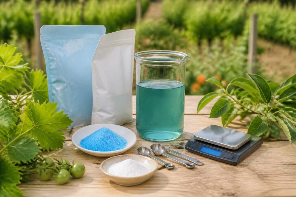 découvrez les proportions exactes pour le dosage de la bouillie bordelaise par litre, adaptées à chaque type de culture pour une application efficace et sécurisée.