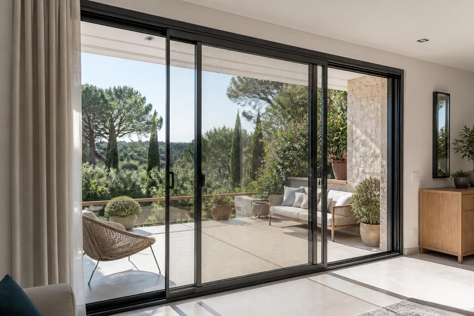 Moustiquaire pour baie vitrée coulissante : comment bien choisir 4 découvrez nos conseils pour bien choisir une moustiquaire adaptée à votre baie vitrée coulissante, alliant protection efficace et facilité d'utilisation.