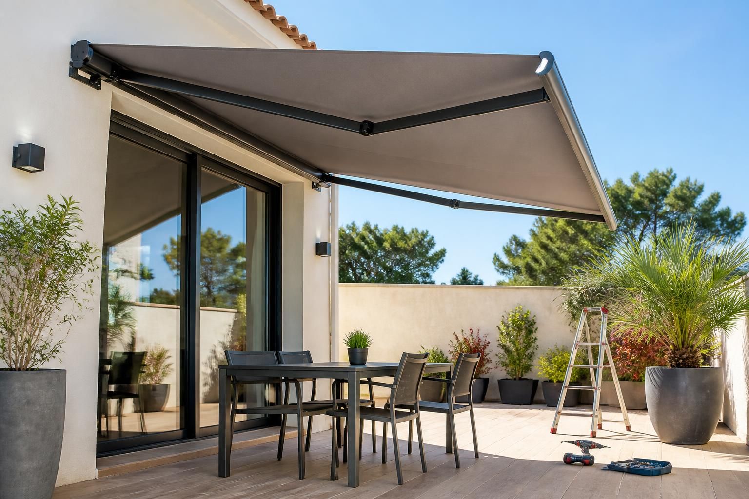 découvrez notre sélection de stores bannes manuels 4x3 fiables, faciles à installer soi-même pour protéger votre terrasse avec style et efficacité.