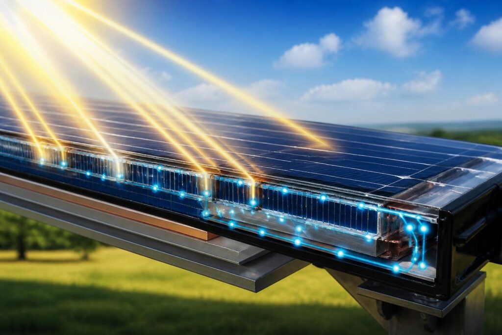 découvrez le fonctionnement d'un panneau solaire expliqué simplement, pour mieux comprendre comment l'énergie solaire est captée et transformée en électricité.