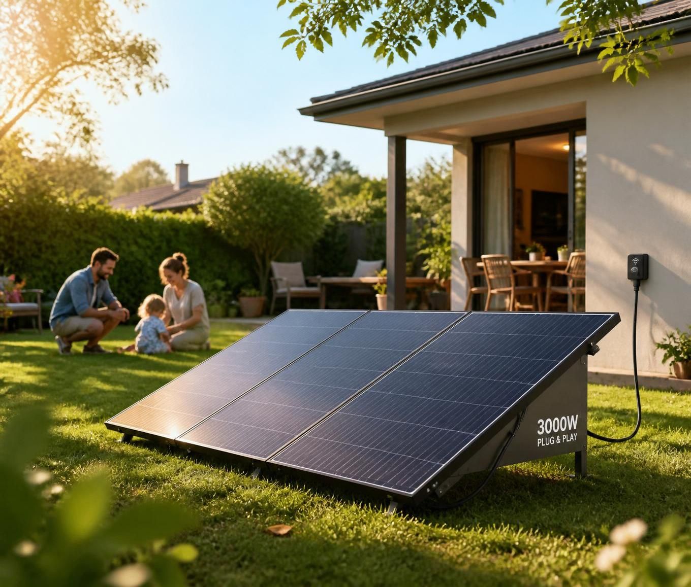 découvrez le panneau solaire plug and play 3000w, la solution simple et efficace pour produire de l'énergie solaire sans besoin d'installateur. facile à installer et économique.