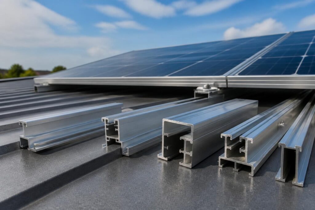 découvrez comment choisir le bon profilé de rails pour panneaux solaires afin d'assurer une installation durable et efficace de votre système photovoltaïque.