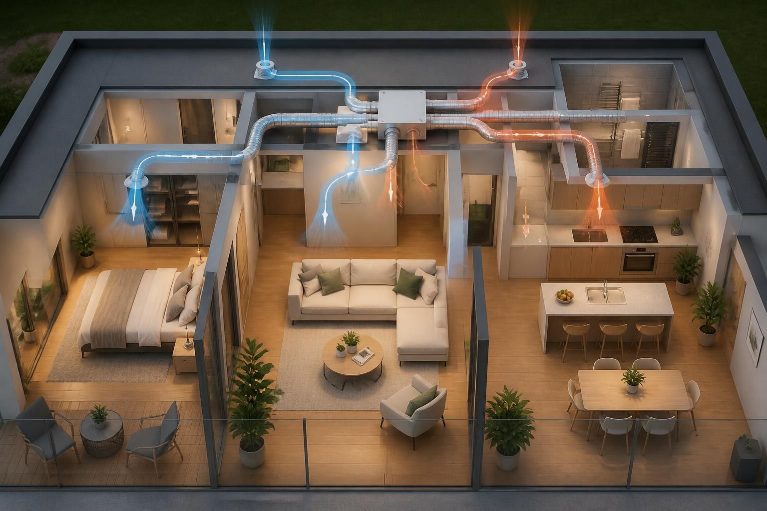 Comprendre la vmc double flux : définition, fonctionnement et limites 4 découvrez la vmc double flux : définition, fonctionnement détaillé et limites à connaître pour optimiser la ventilation de votre habitat.