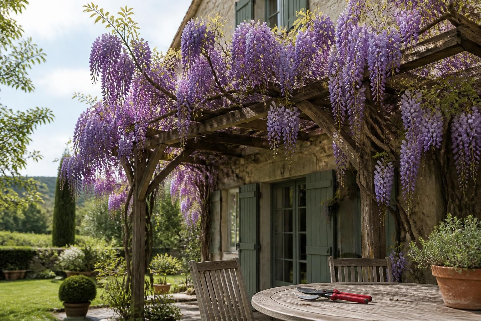 Le bon calendrier pour savoir quand tailler une glycine sans sacrifier la floraison 4 découvrez le calendrier idéal pour tailler votre glycine au bon moment et préserver une floraison abondante et éclatante.