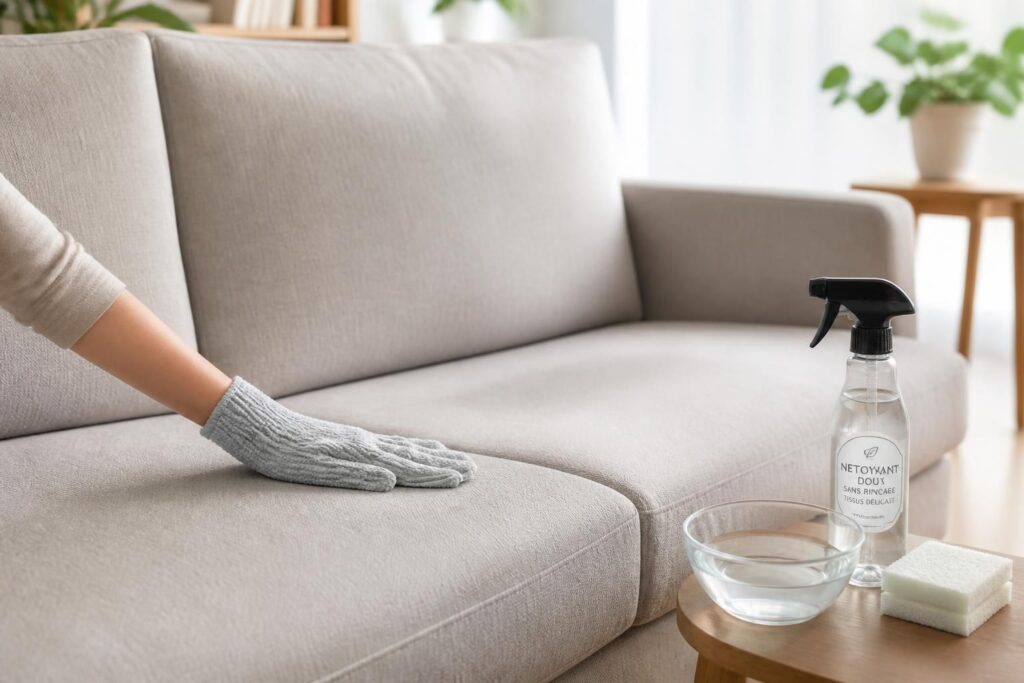 découvrez une méthode douce et efficace pour laver un canapé en tissu non déhoussable sans laisser d'auréoles, et redonnez-lui fraîcheur et éclat en toute simplicité.