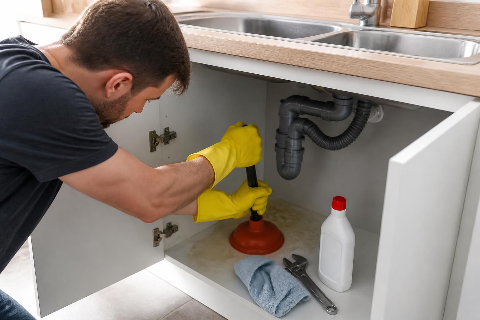 découvrez notre guide pas à pas pour déboucher une canalisation très bouchée rapidement et efficacement, avant de faire appel à un plombier.
