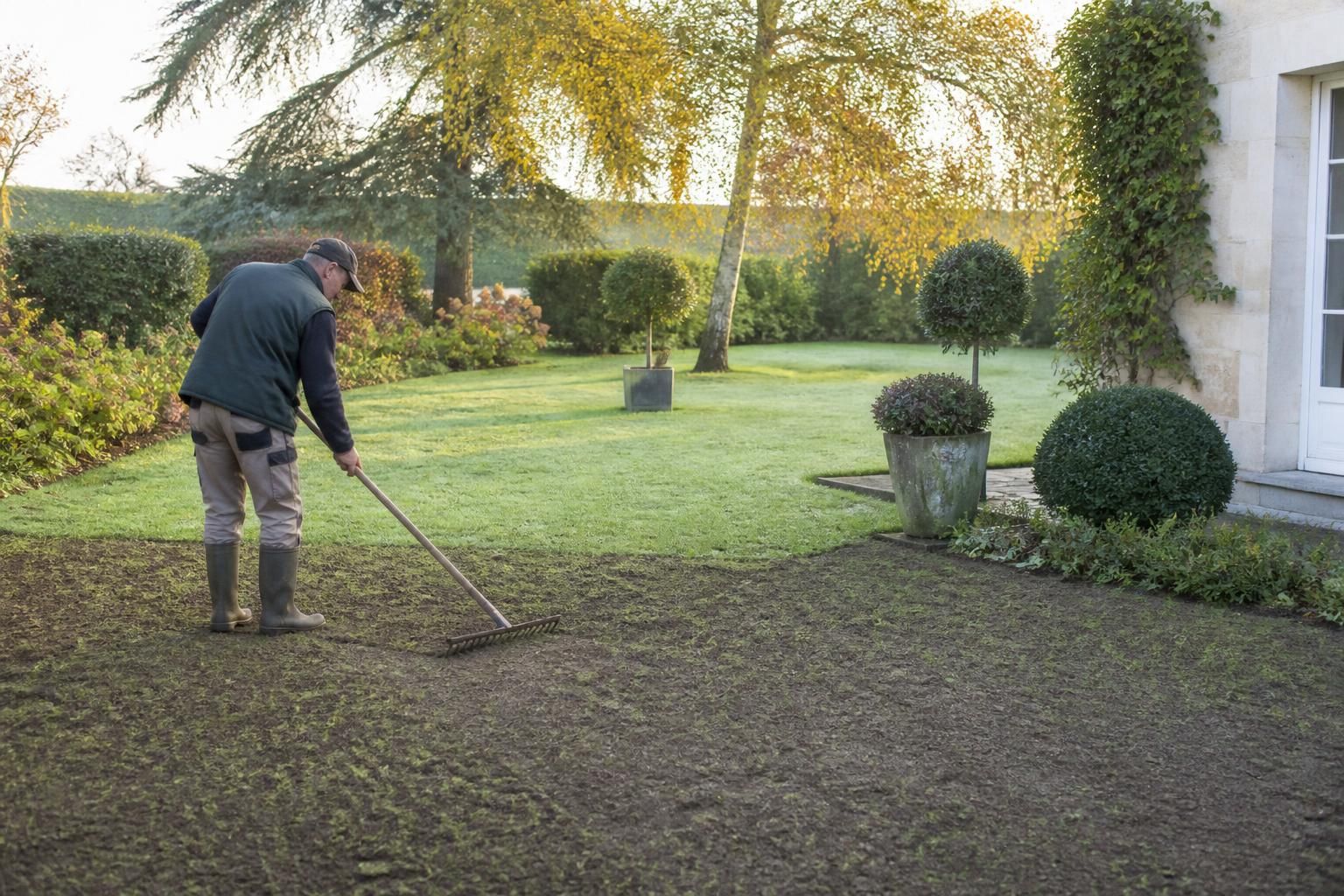découvrez quand semer votre gazon de regarnissage pour obtenir une pelouse dense, en tenant compte des conditions météorologiques optimales.