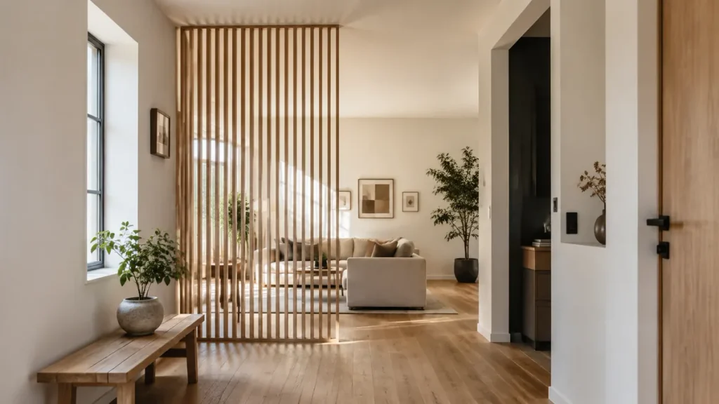 claustra interieur bois vertical