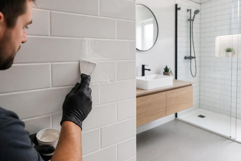 découvrez comment assurer l'étanchéité de votre salle de bain avec des joints carrelage en epoxy : guide complet de pose et conseils d'entretien pour une protection durable.