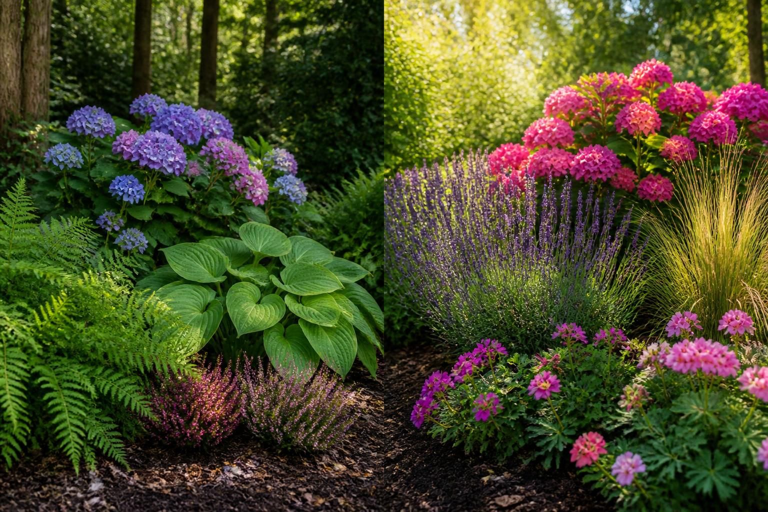 découvrez comment créer un massif harmonieux en associant des hortensias avec les meilleures plantes adaptées à l'ombre ou au soleil pour un jardin éclatant toute l'année.